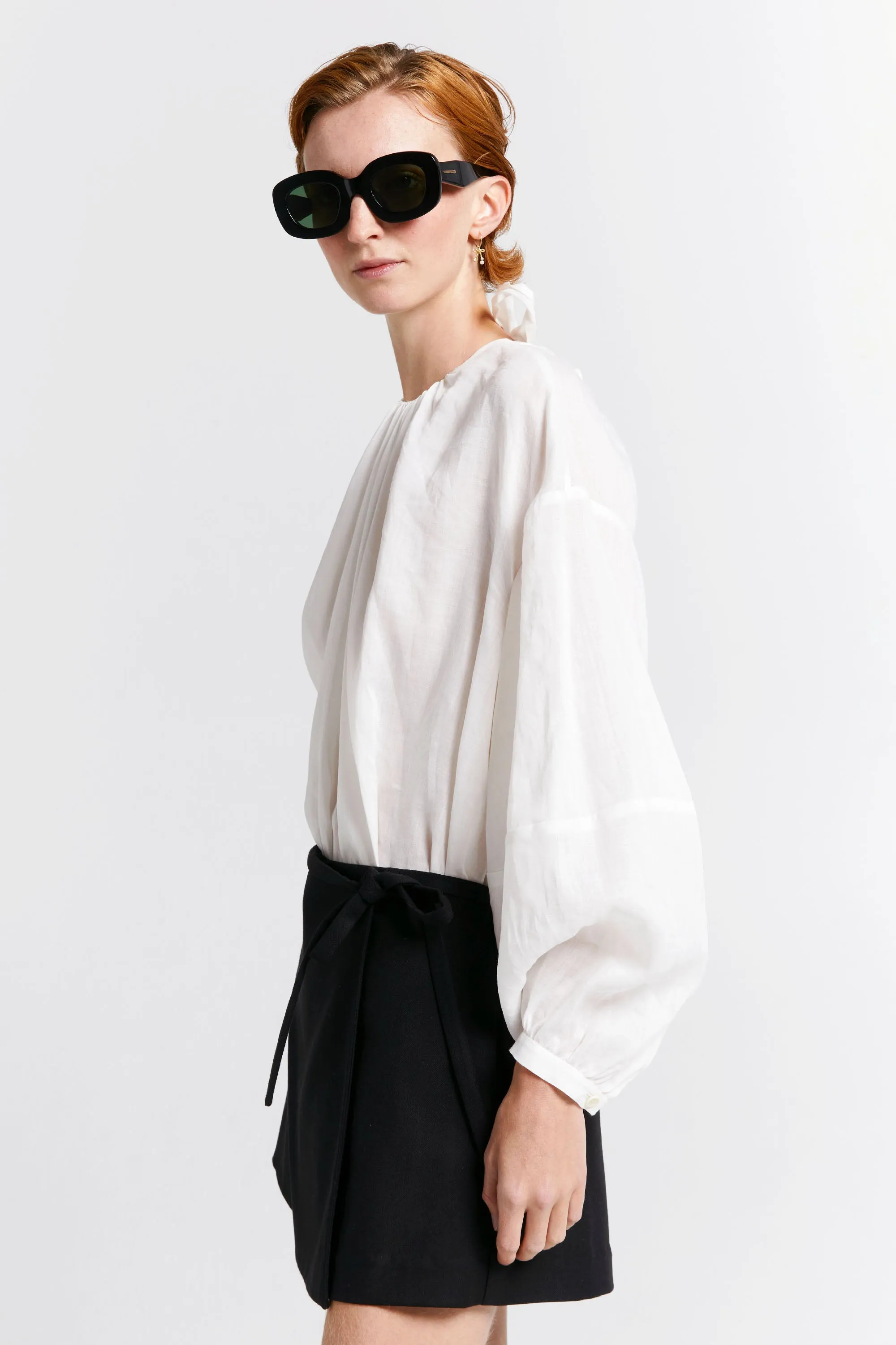 Cherished Wrap Skort Black