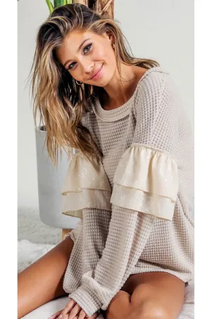 Chiffon Sleeve Top