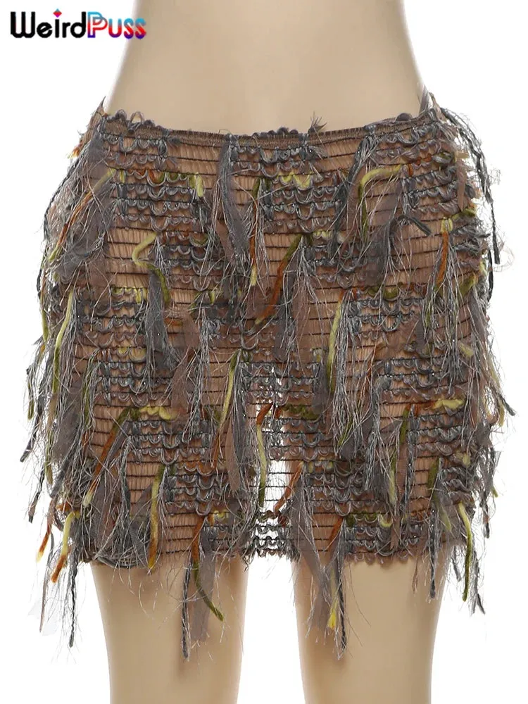 Colorful Tassel Skirts