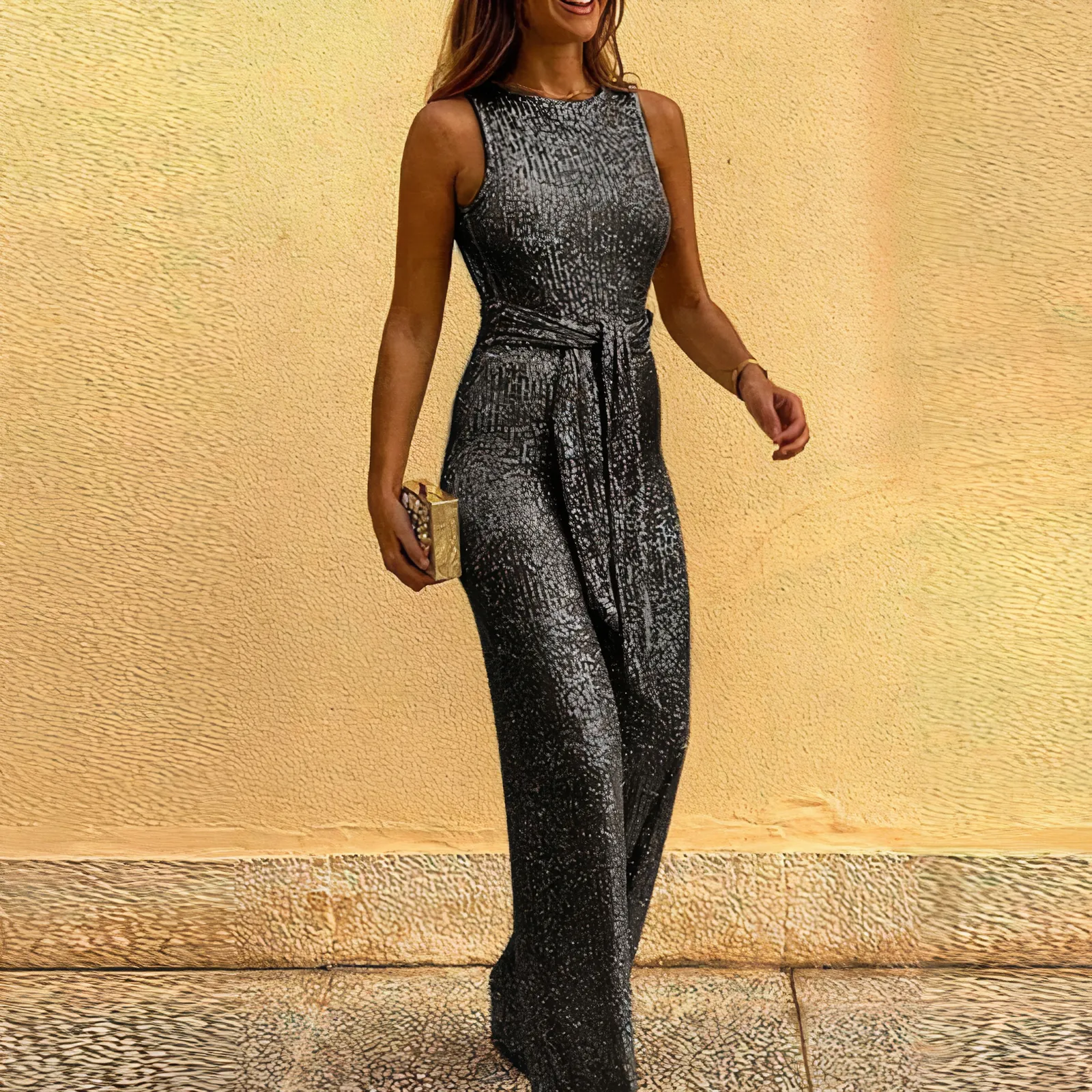 Cora | Glitter Jumpsuit