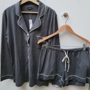 COSABELLA Bella Long Sleeve Top &amp; Boxer Pajama Set Size Large