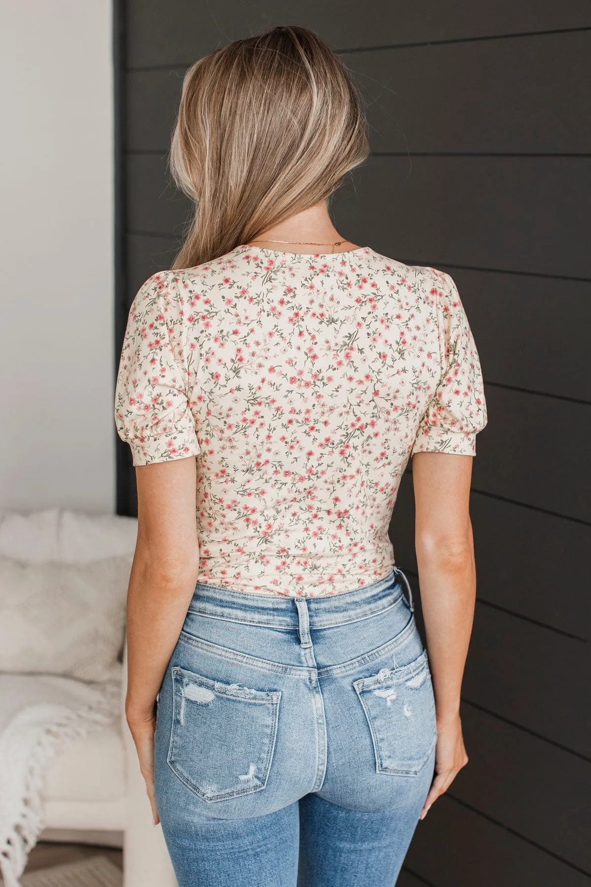Dancing Queen Floral Bodysuit- Light Yellow