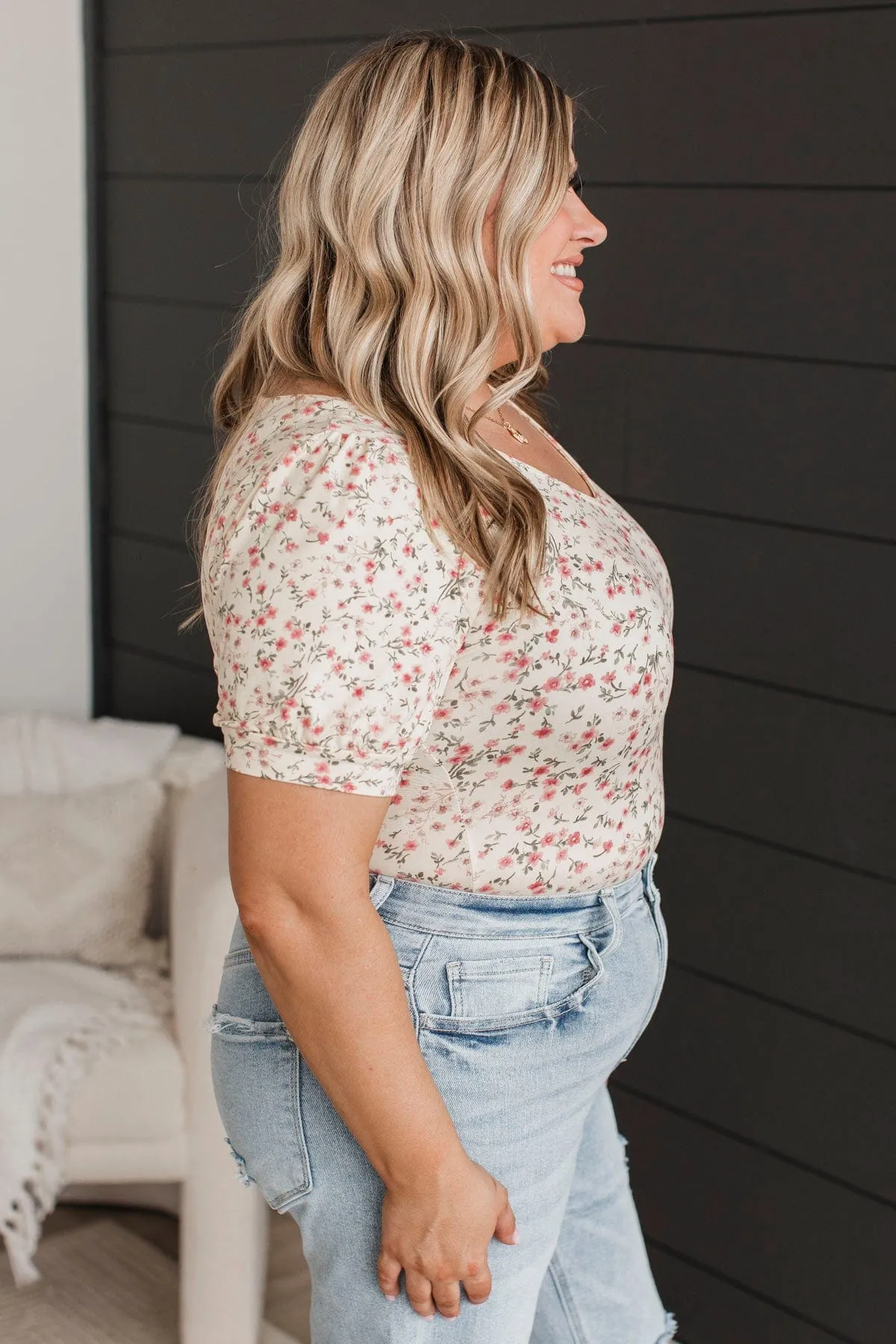 Dancing Queen Floral Bodysuit- Light Yellow