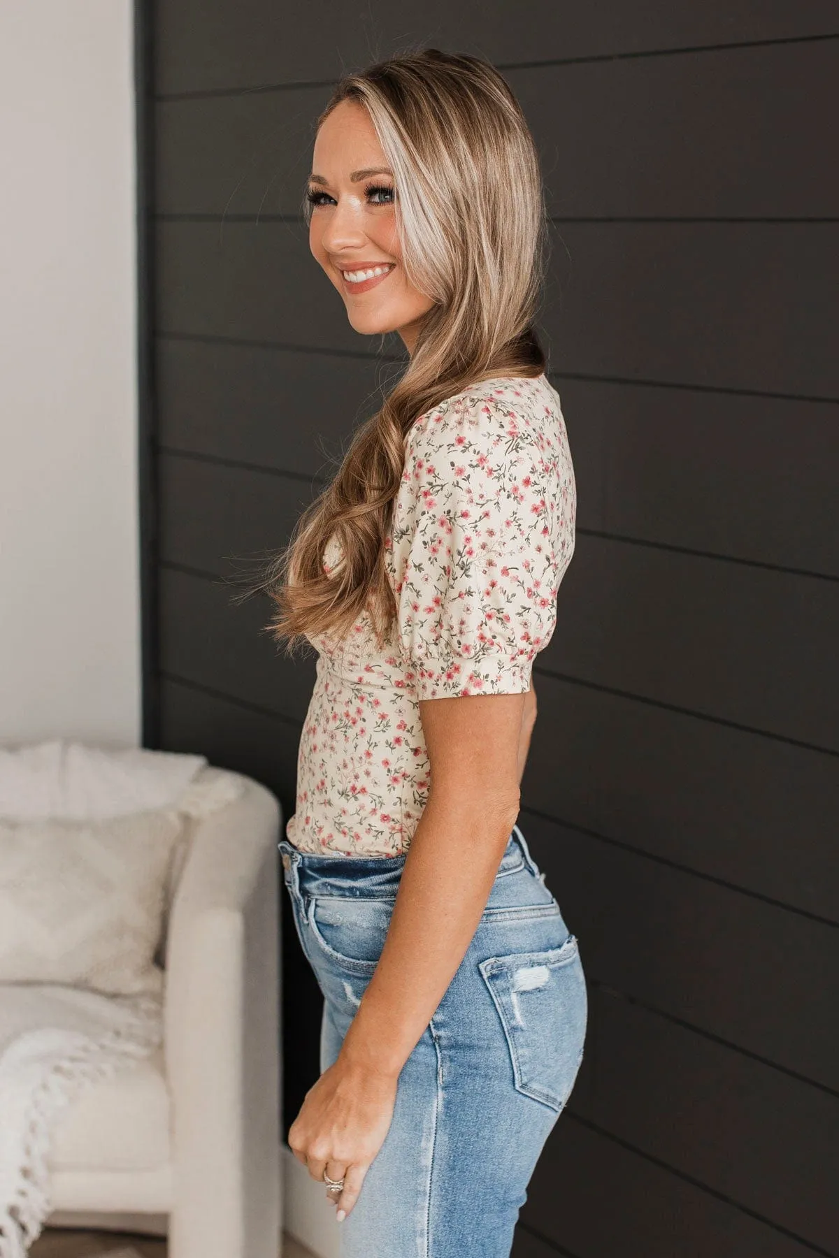 Dancing Queen Floral Bodysuit- Light Yellow