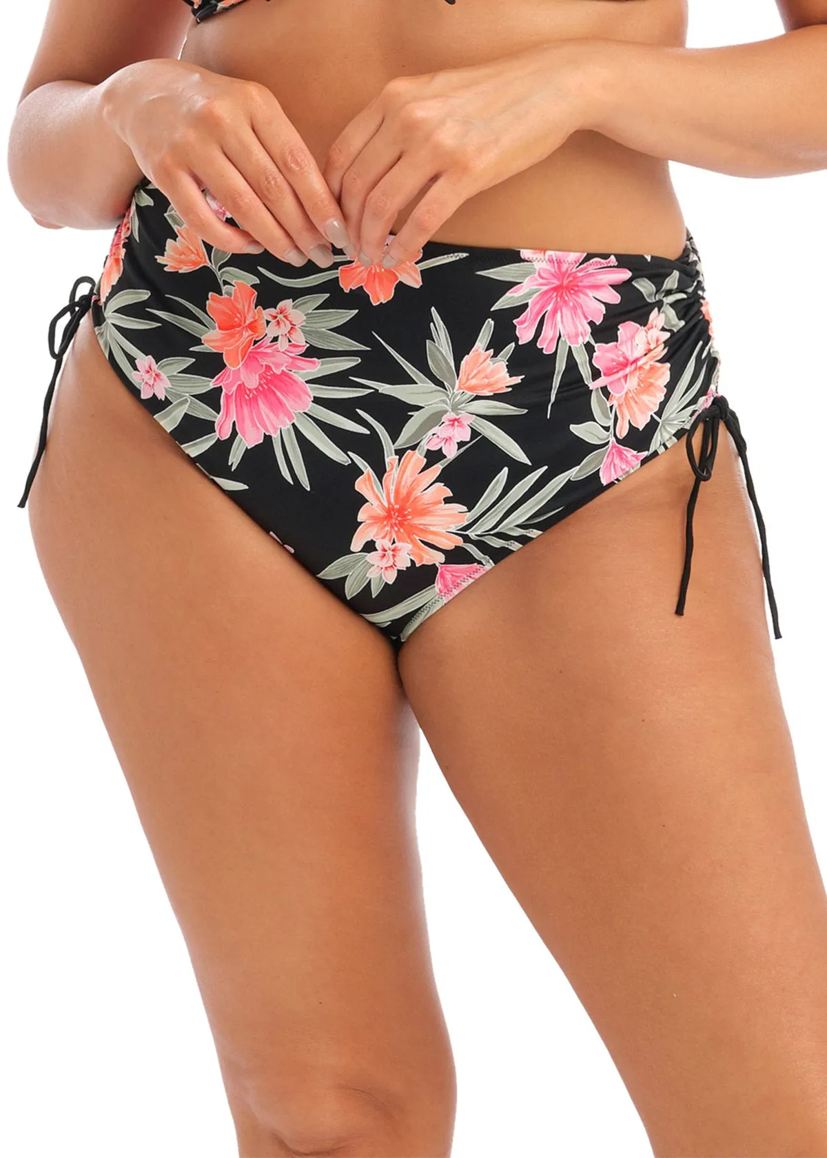Dark Tropics Adjustable Bikini Briefs