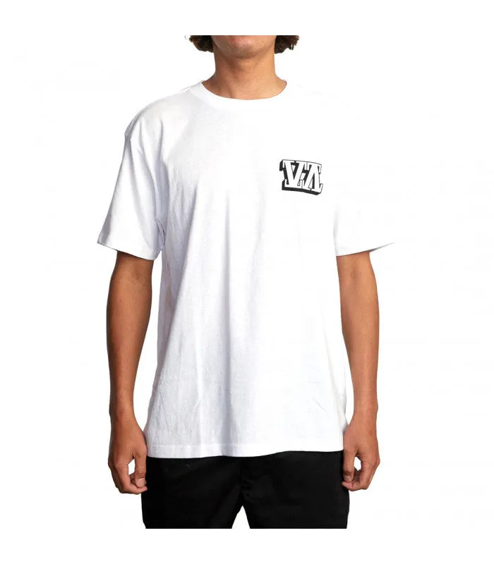DEFER BIG BLOCK TEE White