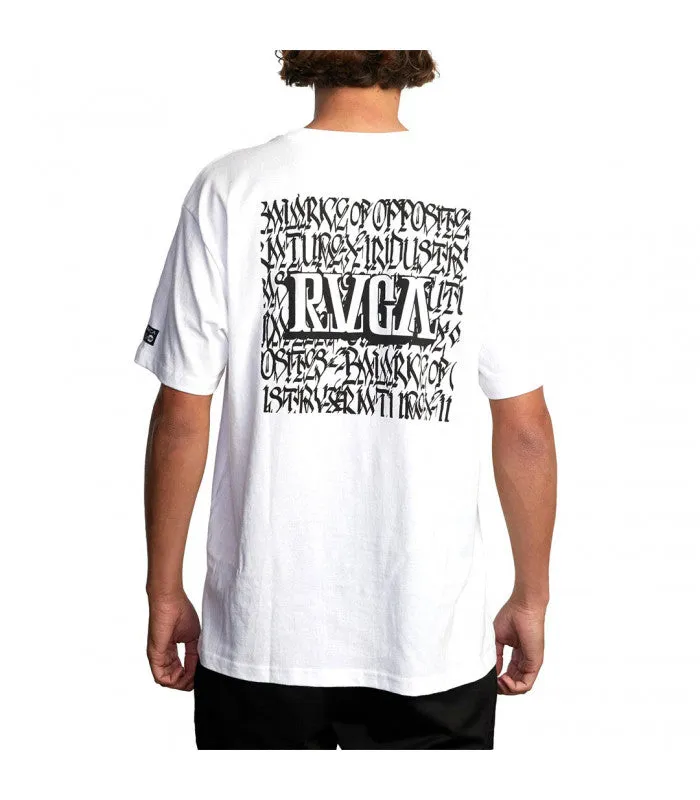 DEFER BIG BLOCK TEE White
