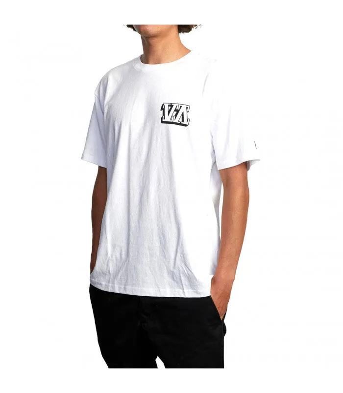 DEFER BIG BLOCK TEE White