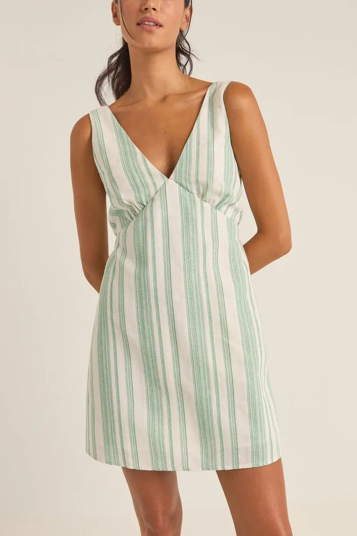 DINERO STRIPE MINI DRESS