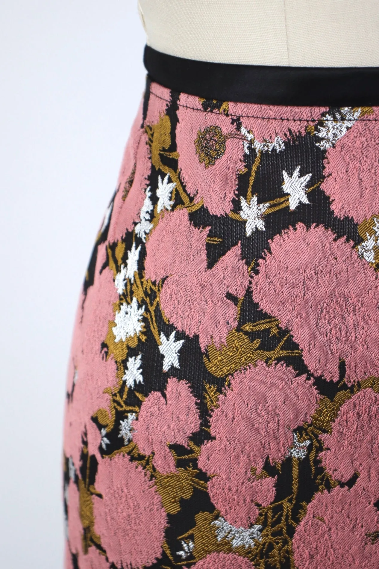 Dries Van Noten Floral Jacquard Skirt