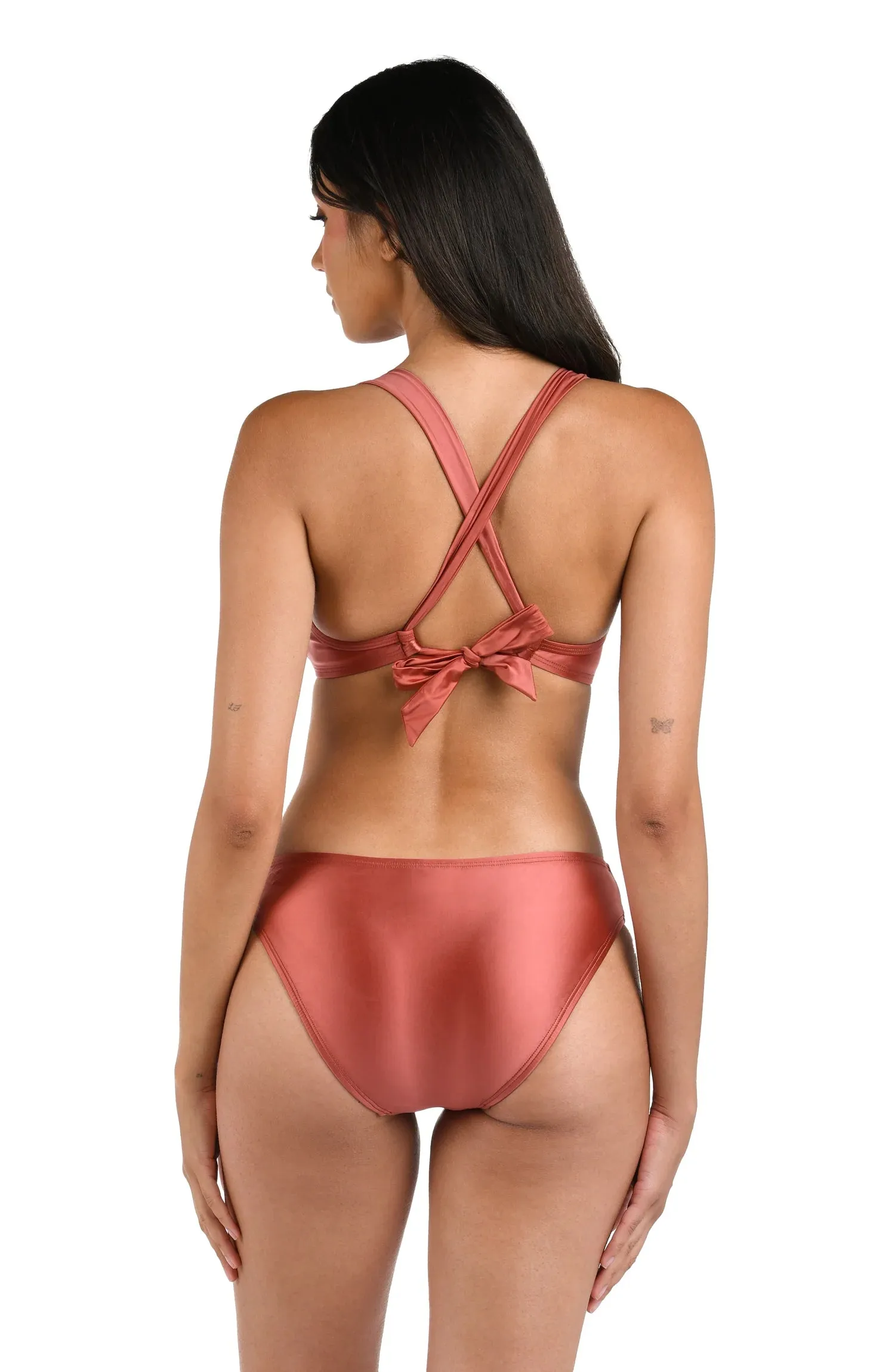 Earth Goddess Hipster Bikini Bottom In Sienna - La Blanca