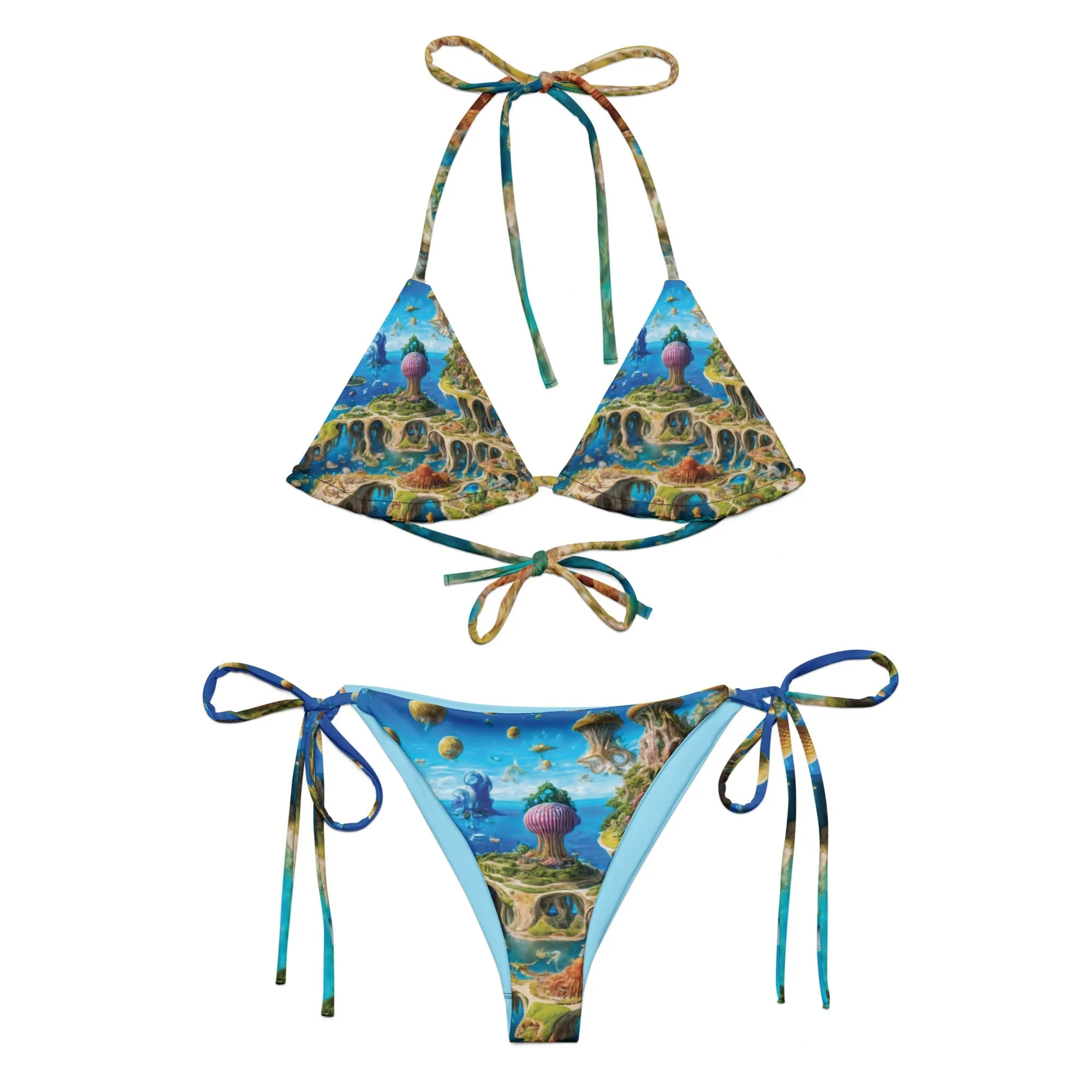 Eco String Bikini Fantasia Lagoon