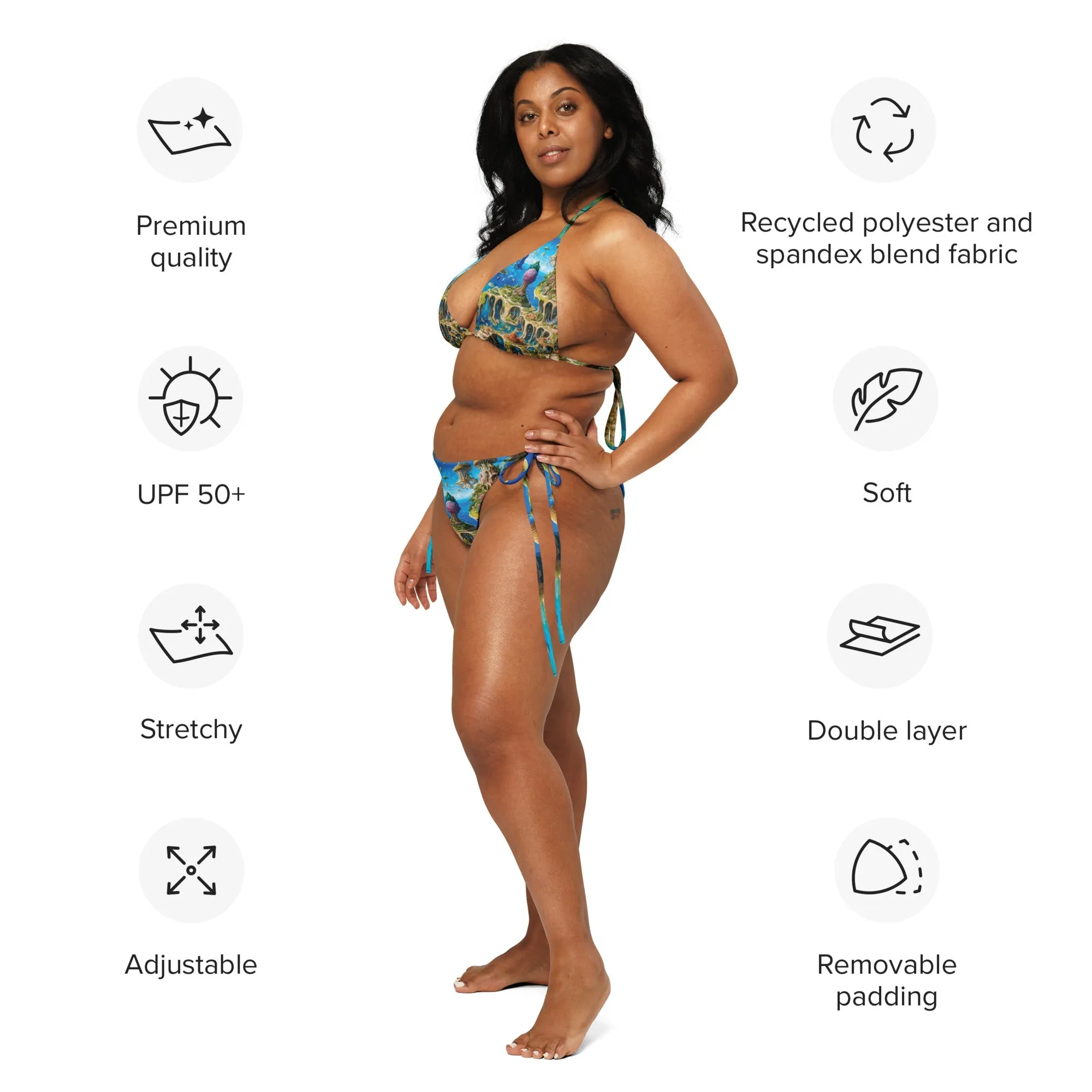 Eco String Bikini Fantasia Lagoon