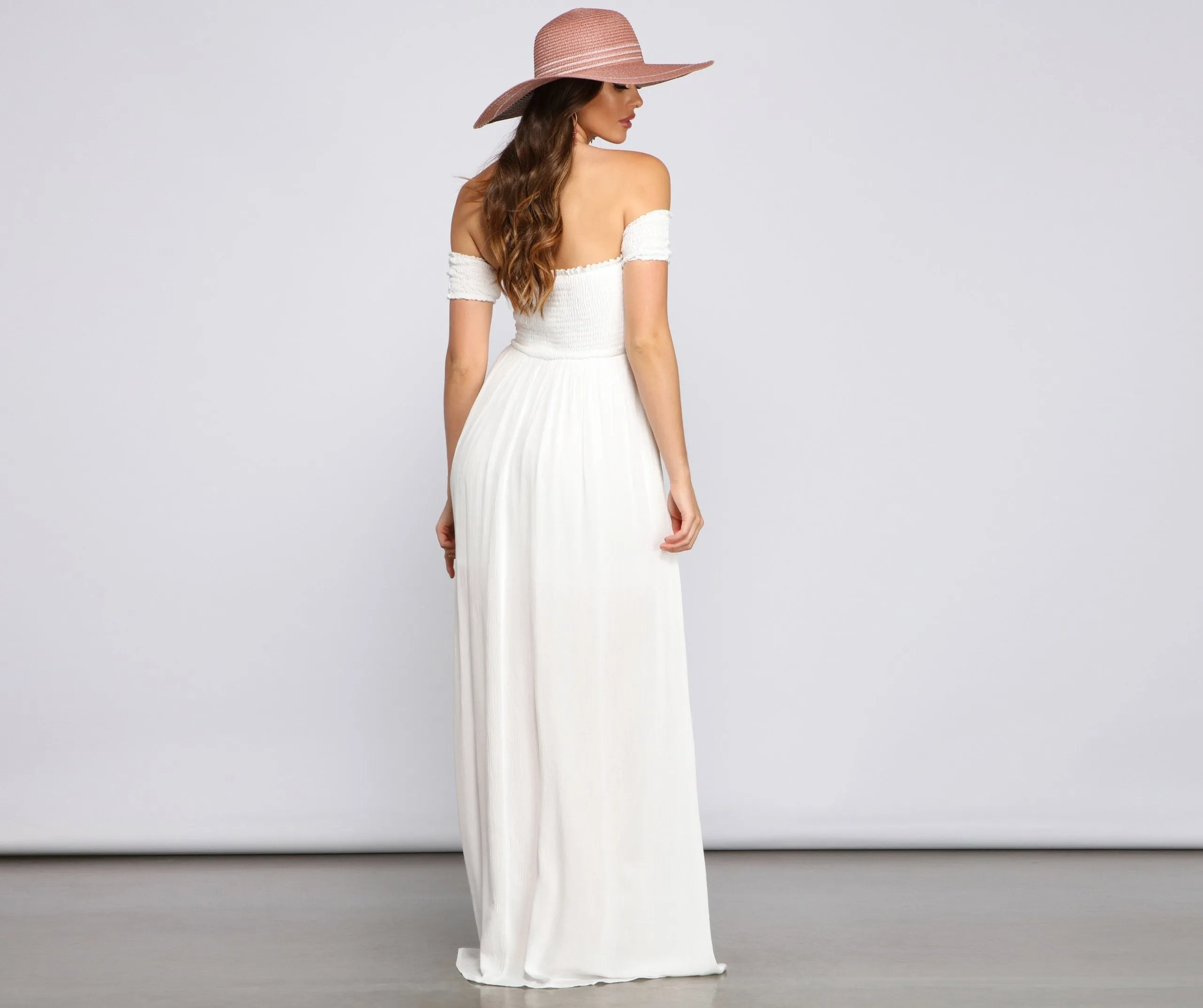 Effortlessly Chic Stylish Smocked Maxi Dress