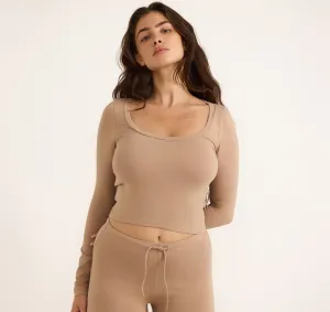 Everyday Scoop Neck Long Sleeve Tee
