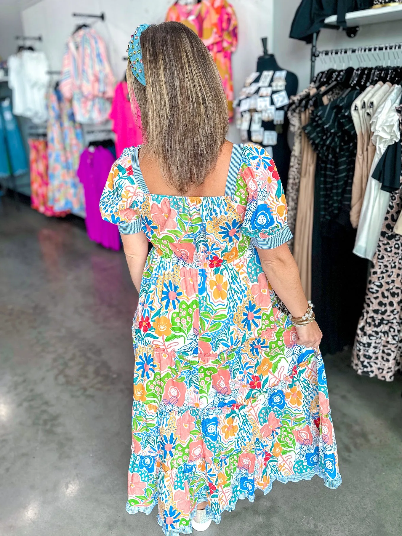 Fae Floral Short Sleeve Dress