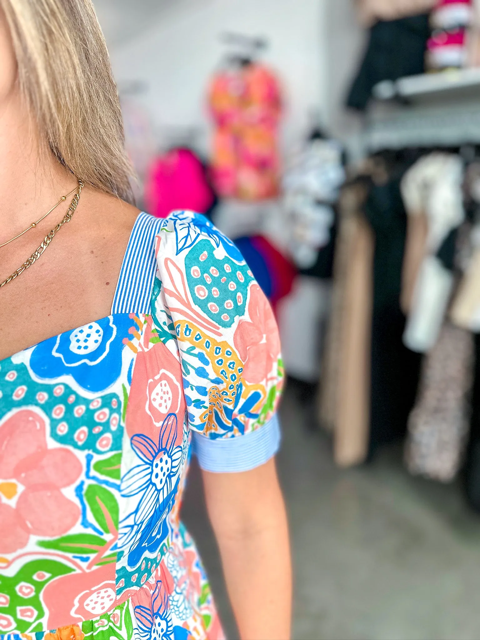 Fae Floral Short Sleeve Dress