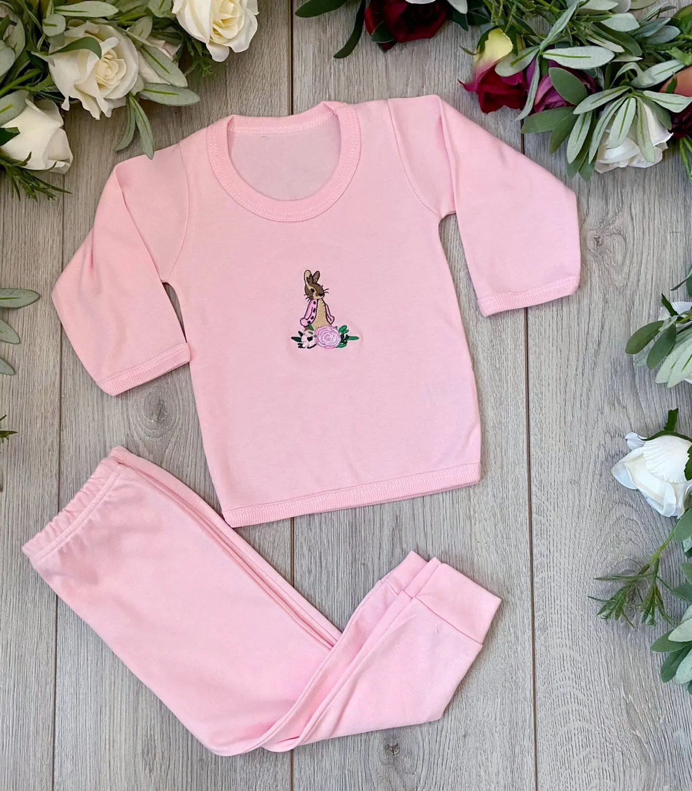 Flopsy Bunny Soft Stretch Jersey Pyjamas Loungewear Set