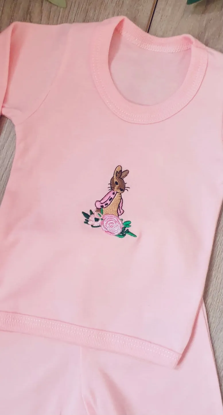Flopsy Bunny Soft Stretch Jersey Pyjamas Loungewear Set
