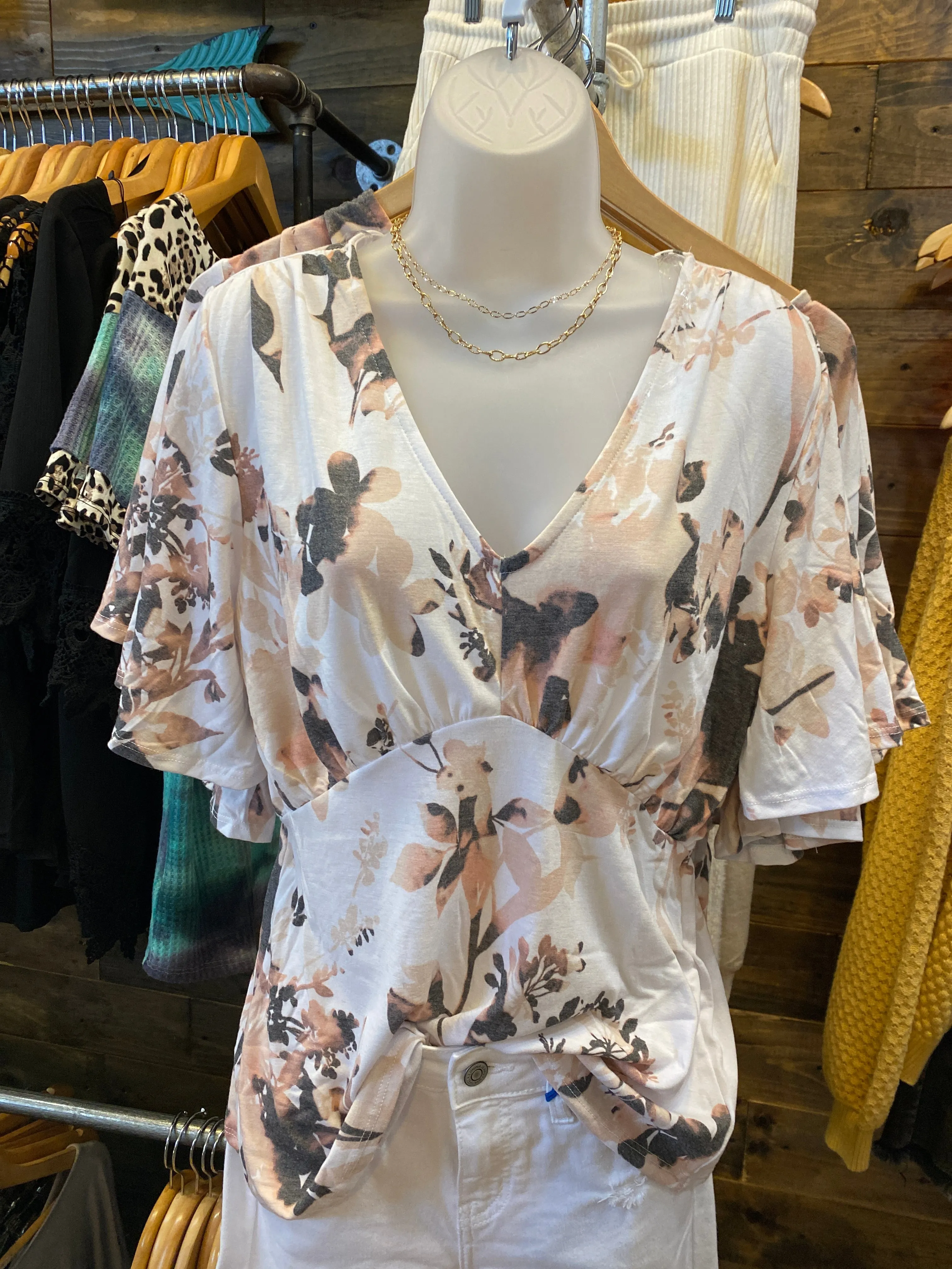 Floral Babydoll Top