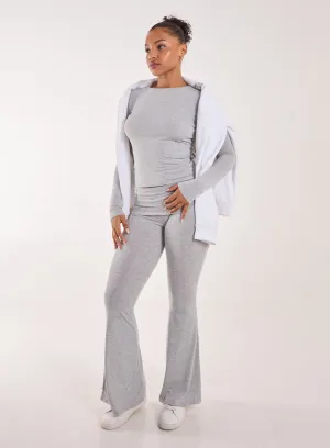 Fold Over Waist Lounge Flares