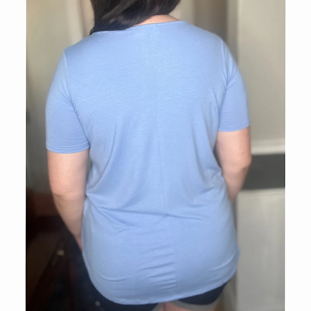 Fresh Bloom Button Top