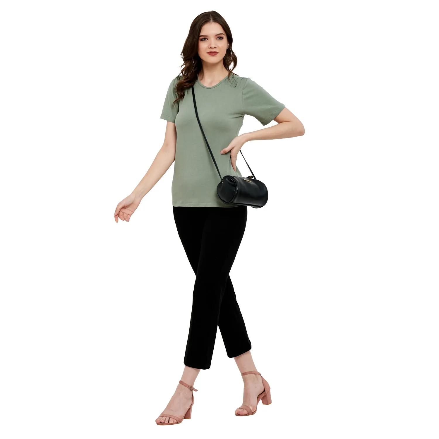 FRONT SHOULDER GATHERED TOP