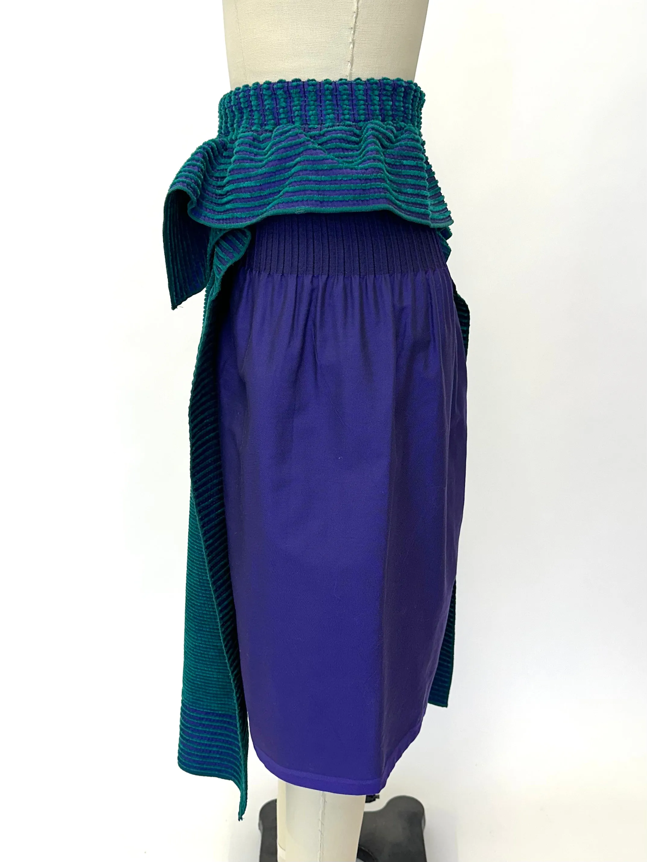F/W 2016 Issey Miyake Chenille Skirt