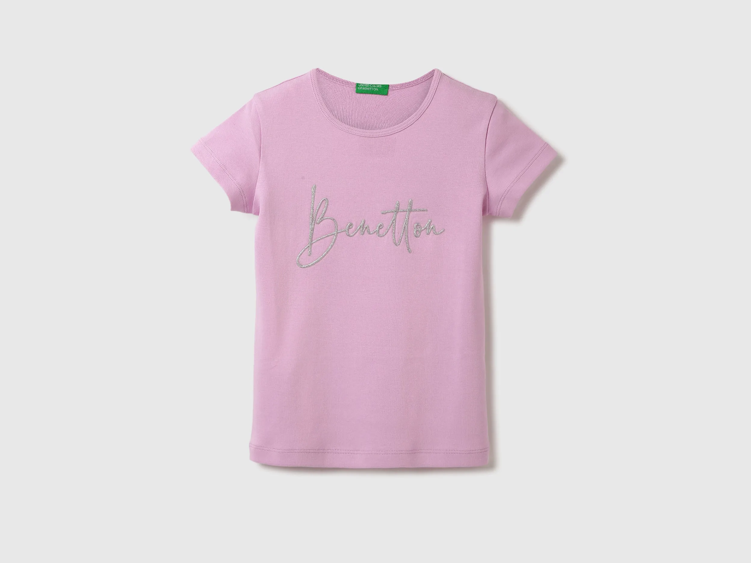 Girls Glitted Round Neck Top