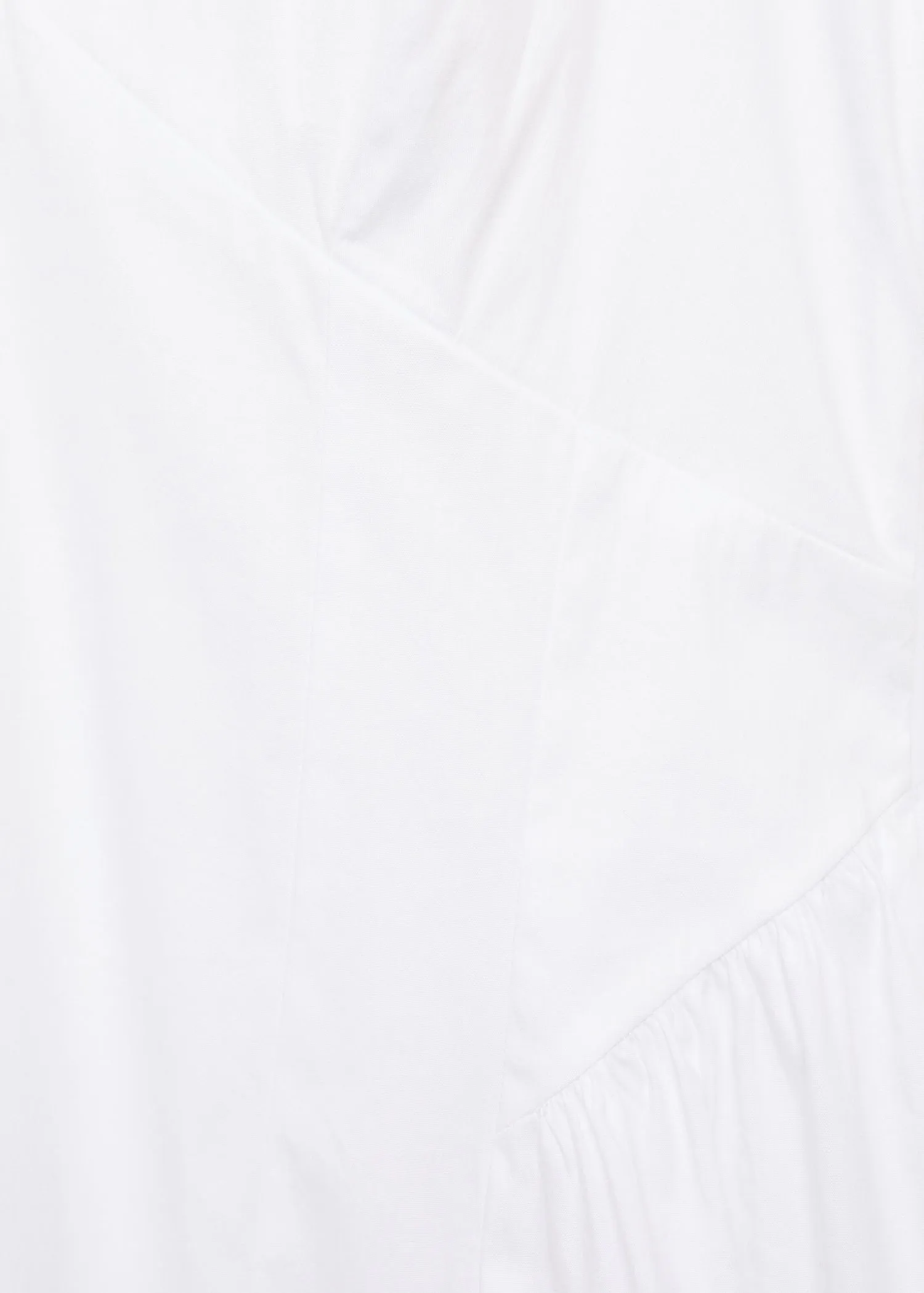 Halter neck cotton midi-dress