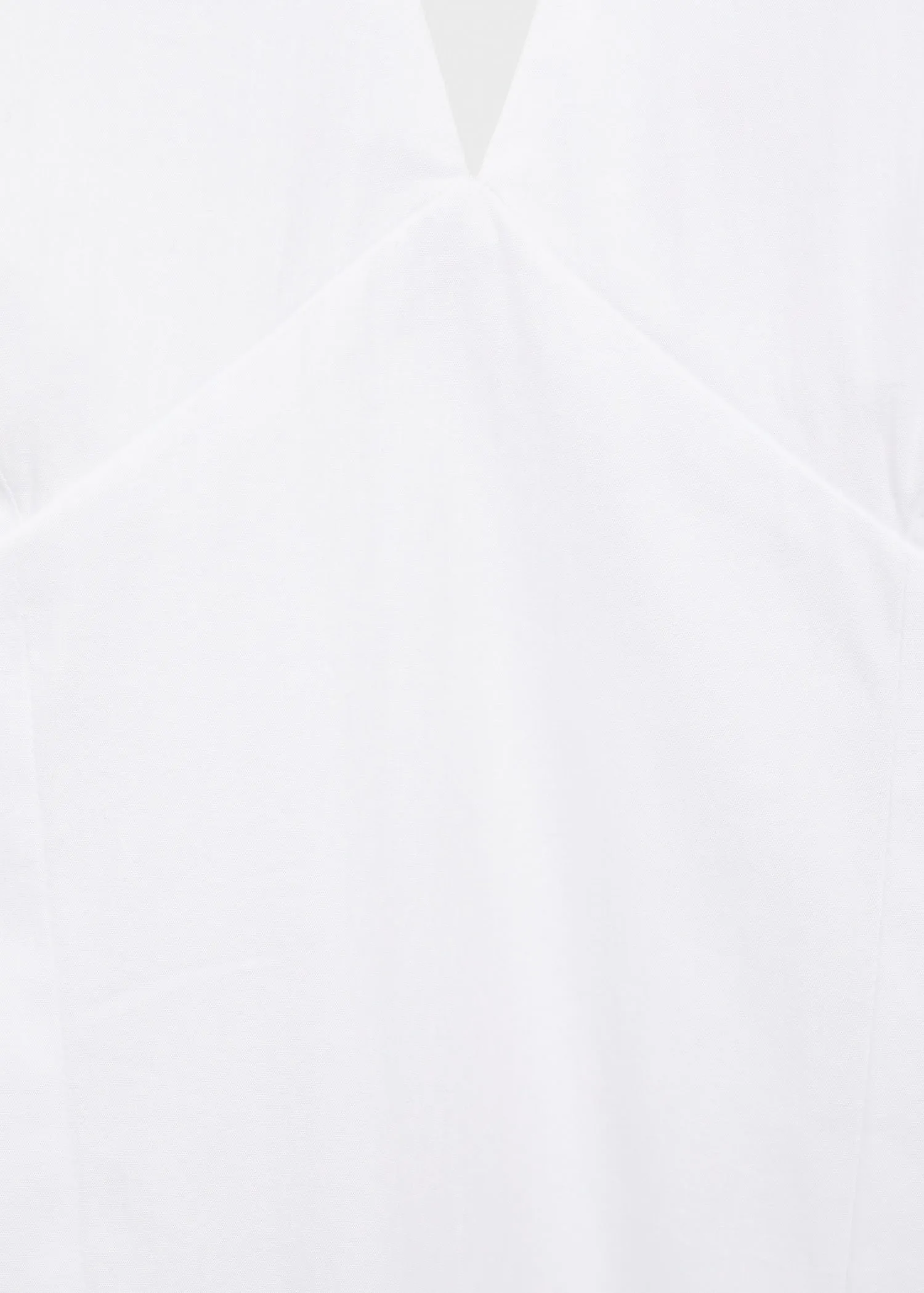 Halter neck cotton midi-dress
