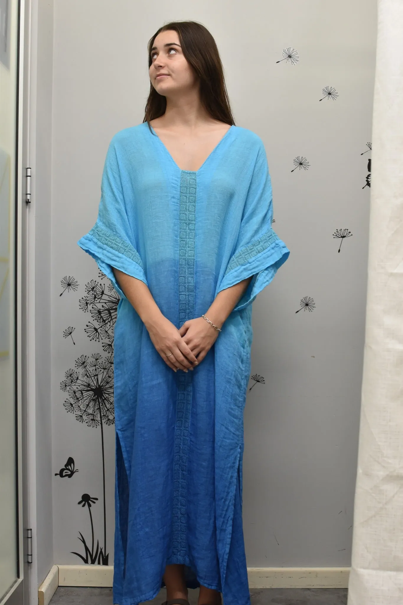 Haris Cotton Zante Blue-Regatta Tie Dye Kaftan 1209x