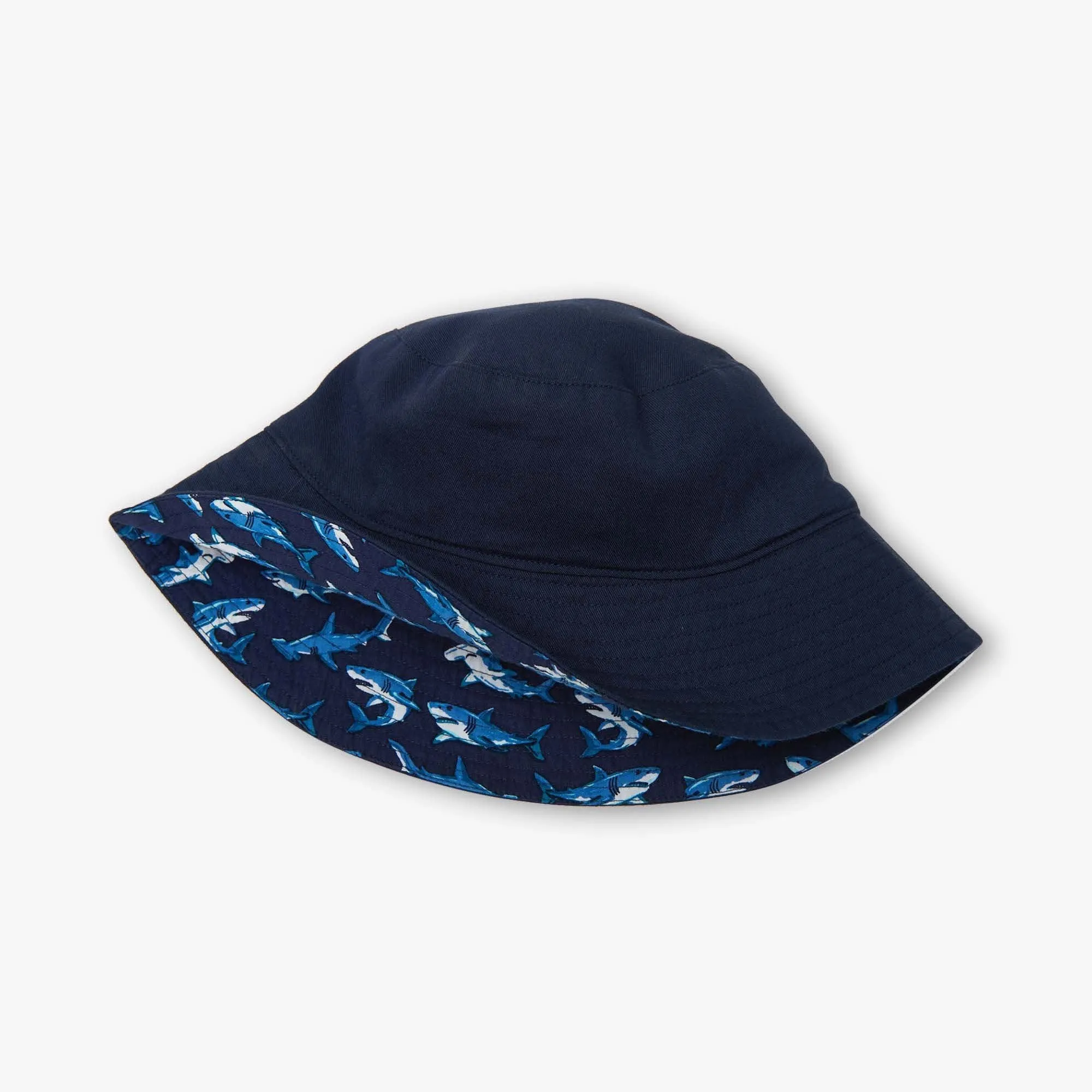 Hatley 'Deep Sea Sharks' Reversible Sun Hat