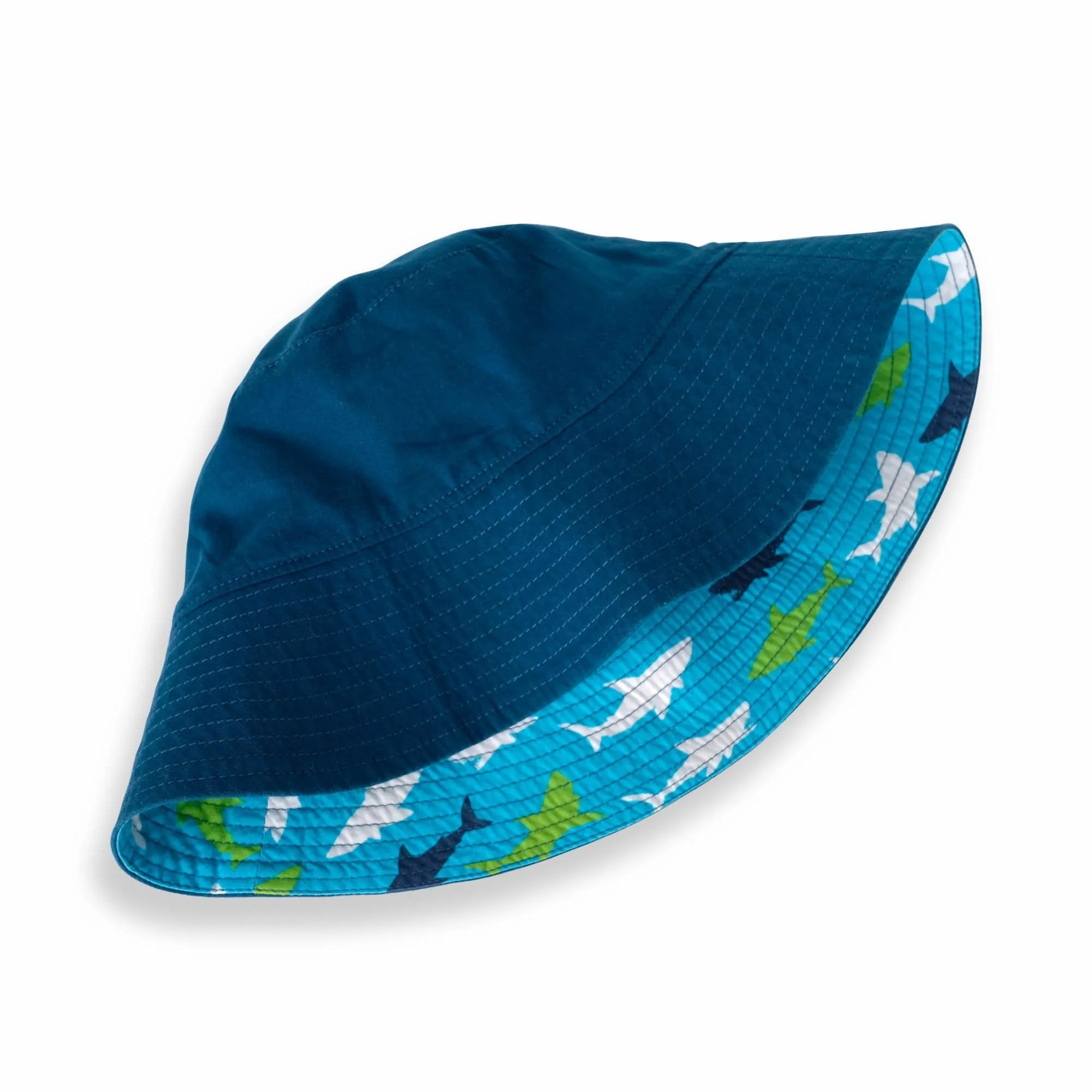 Hatley 'Great White Sharks' Reversible Sun Hat