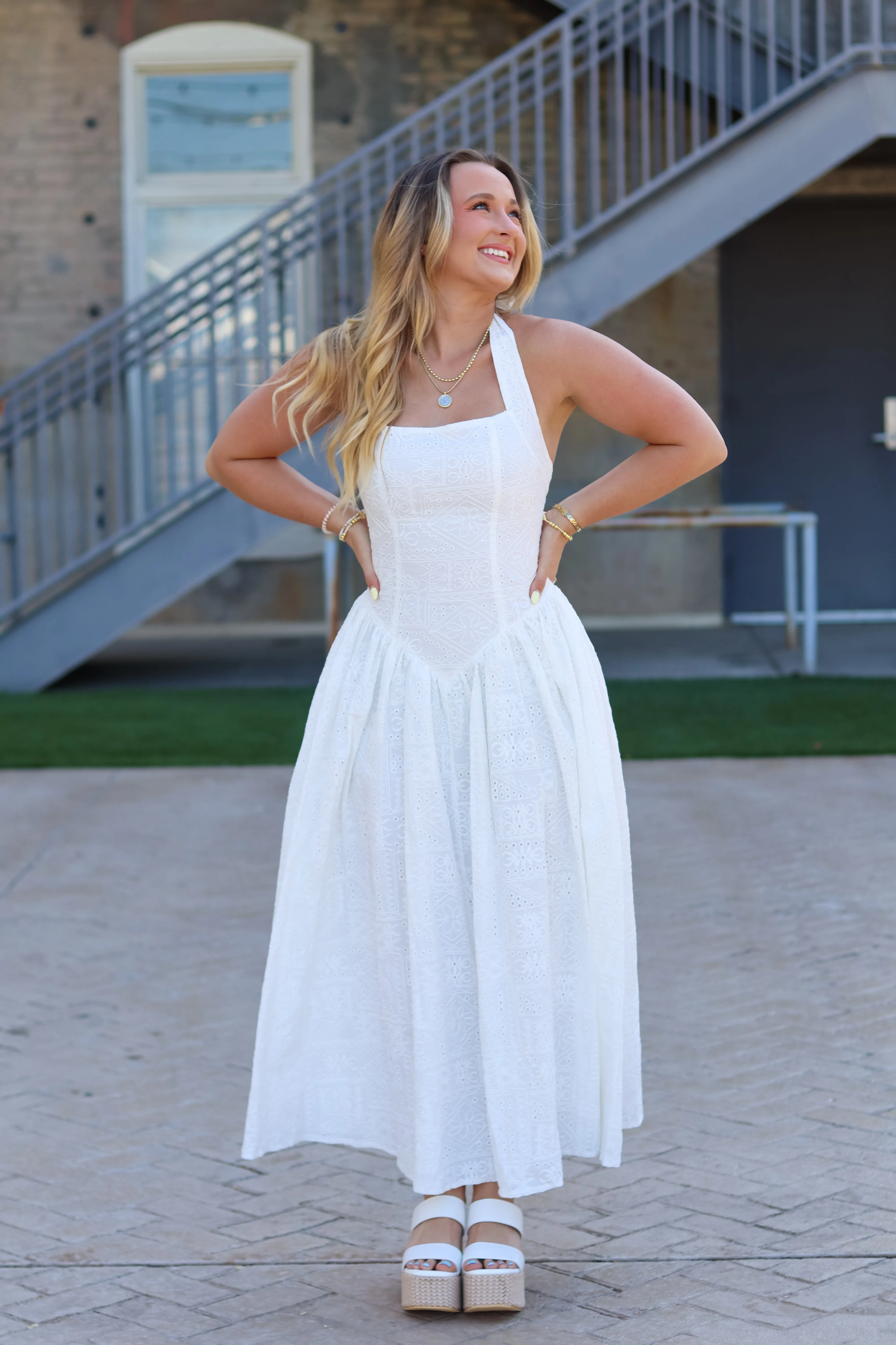 Heidi Halter Midi Dress