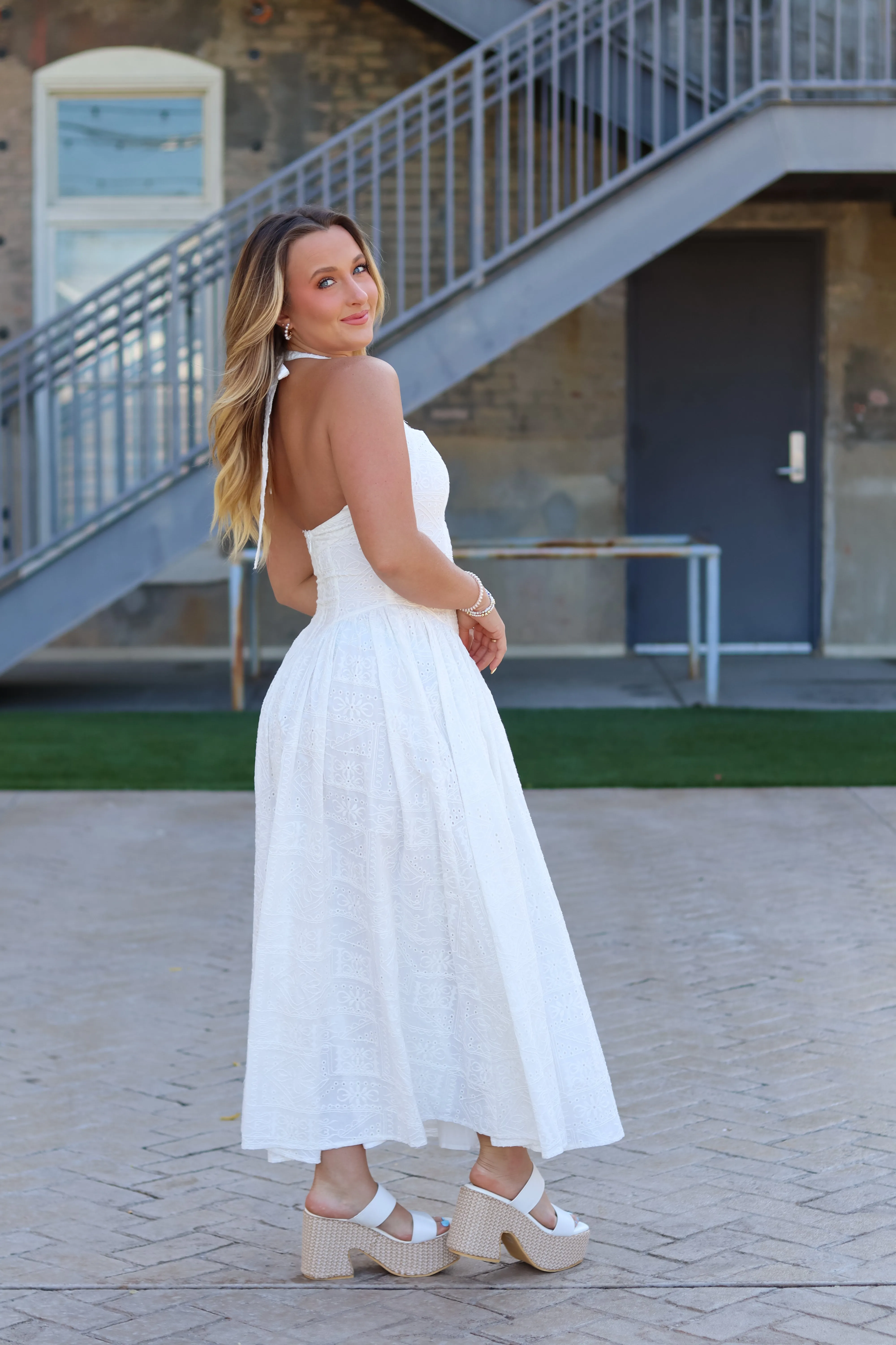 Heidi Halter Midi Dress