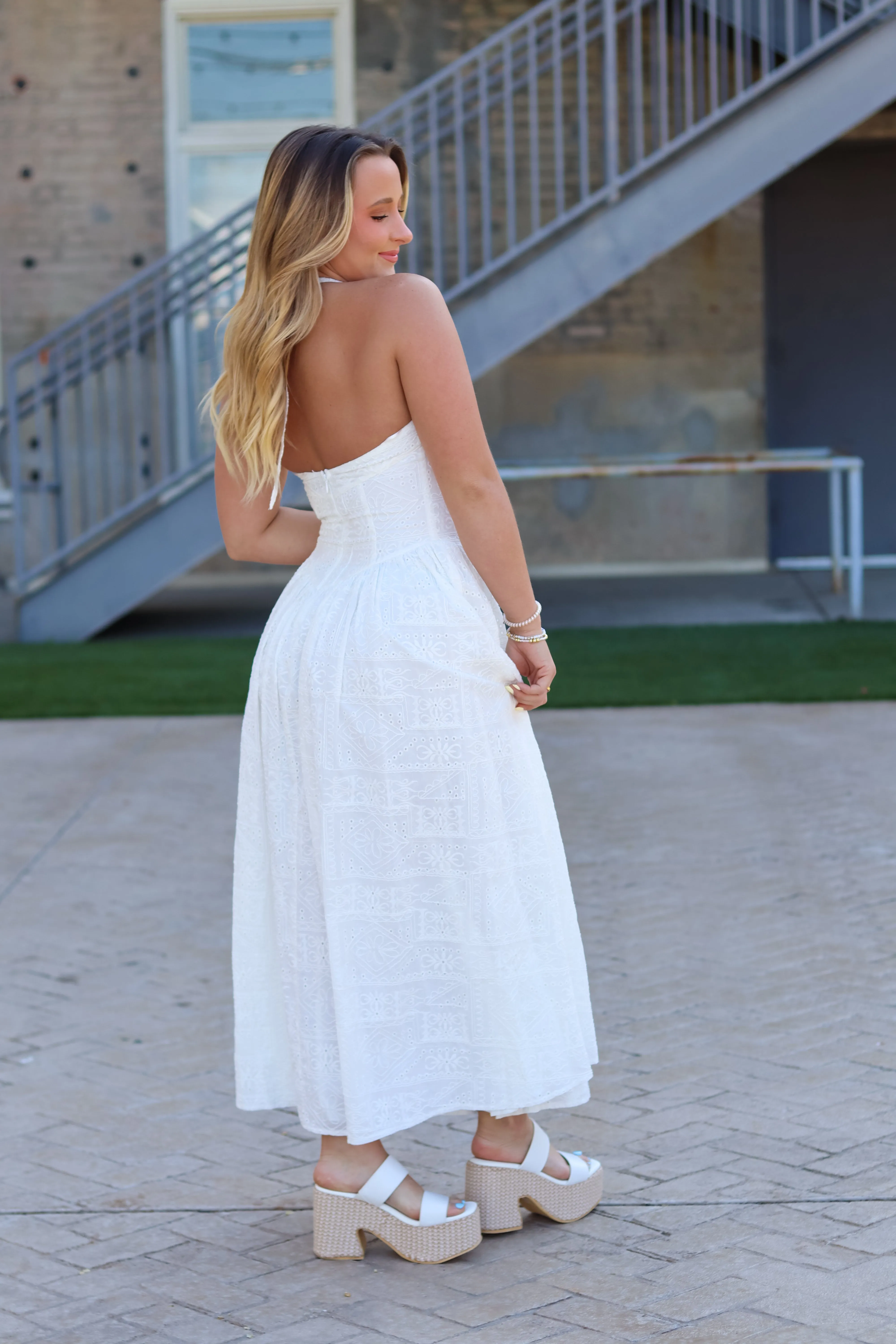 Heidi Halter Midi Dress