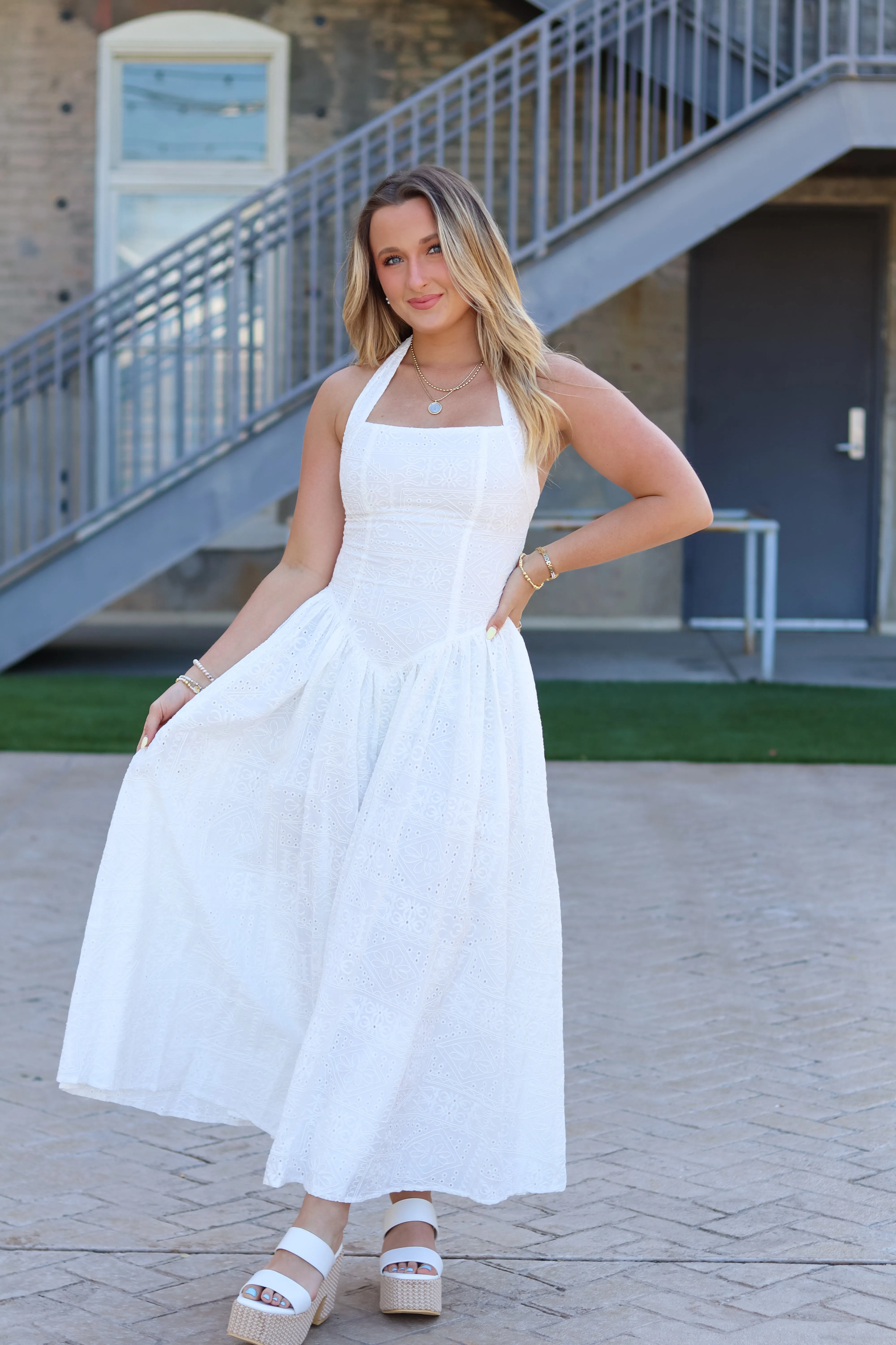 Heidi Halter Midi Dress