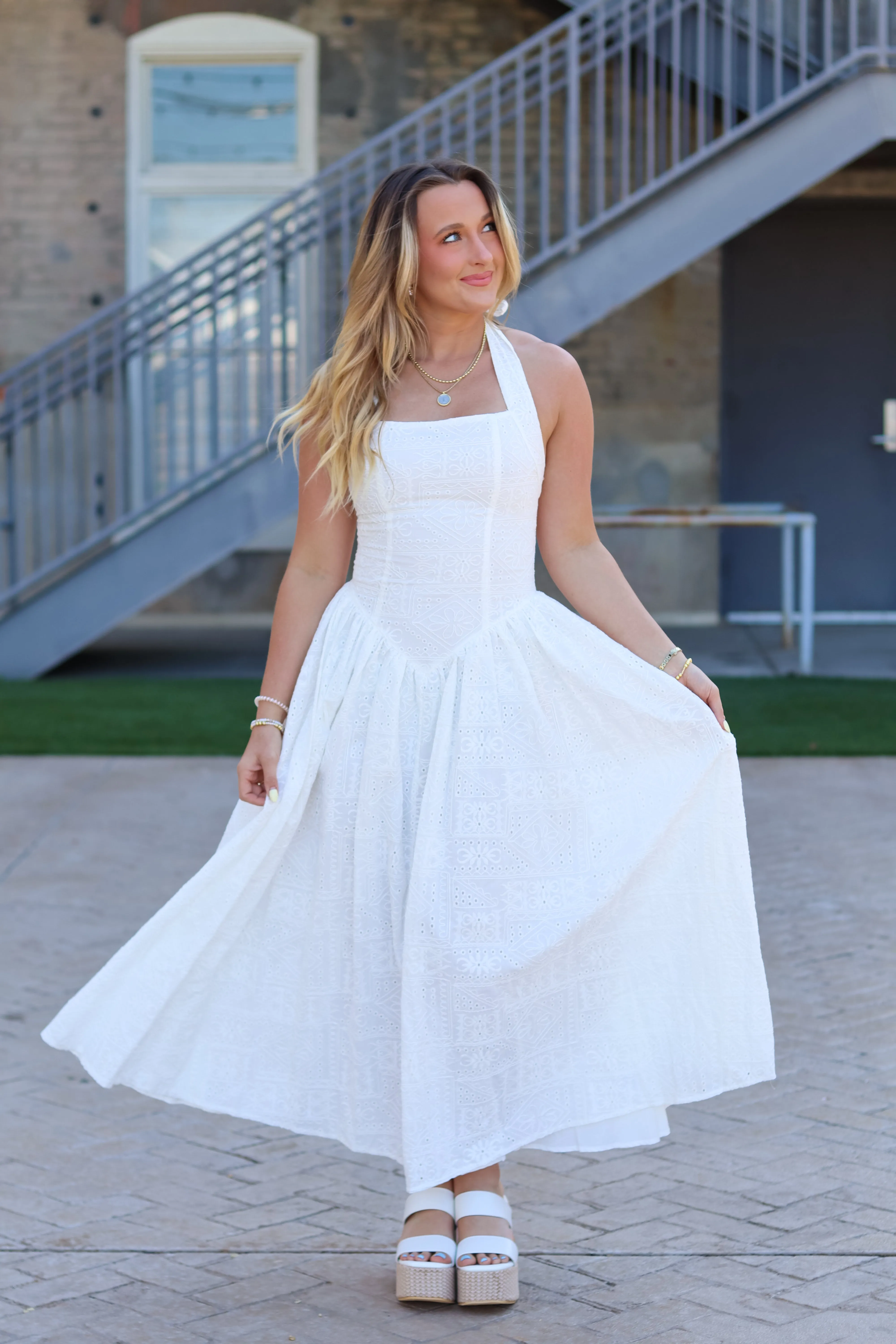 Heidi Halter Midi Dress