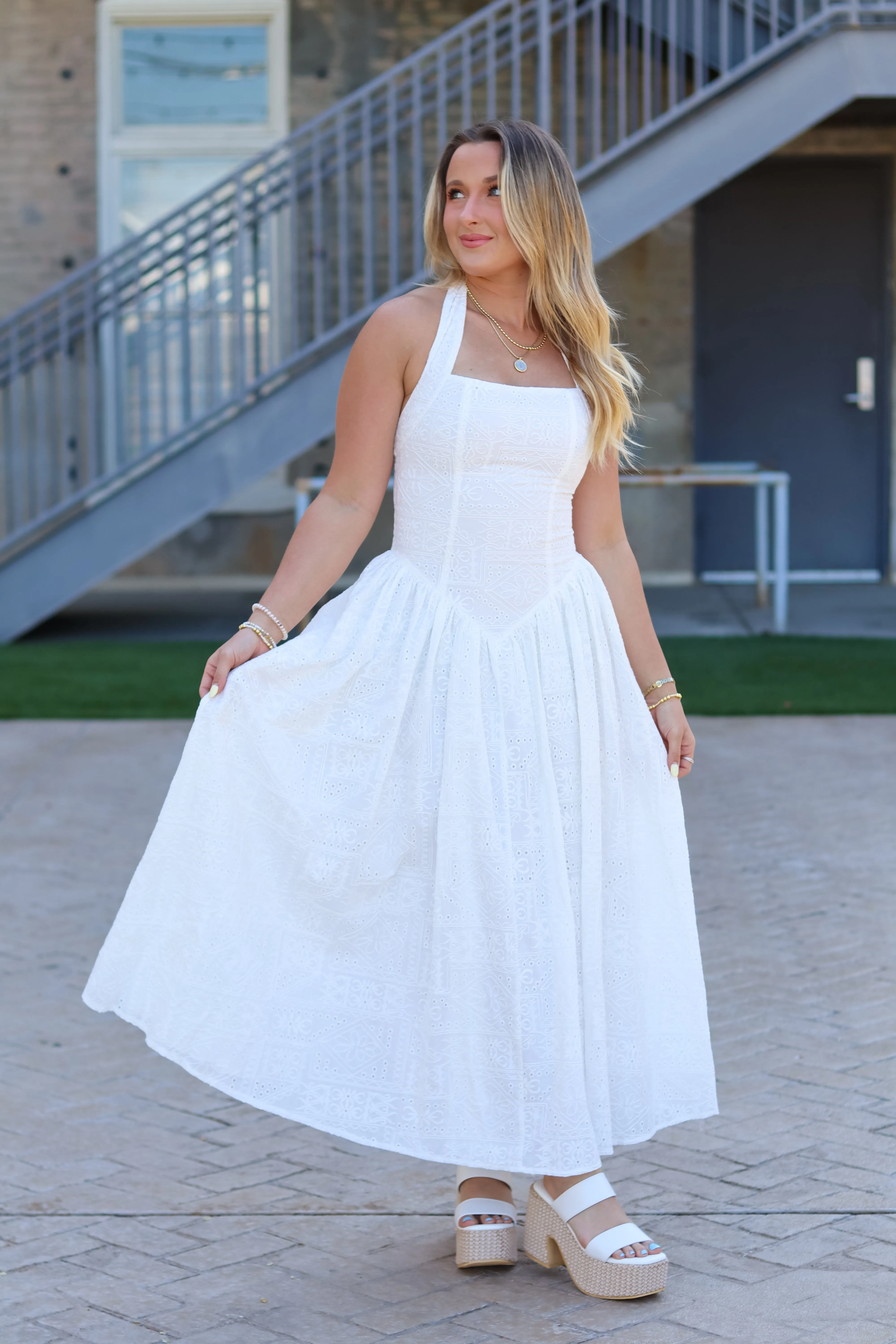 Heidi Halter Midi Dress