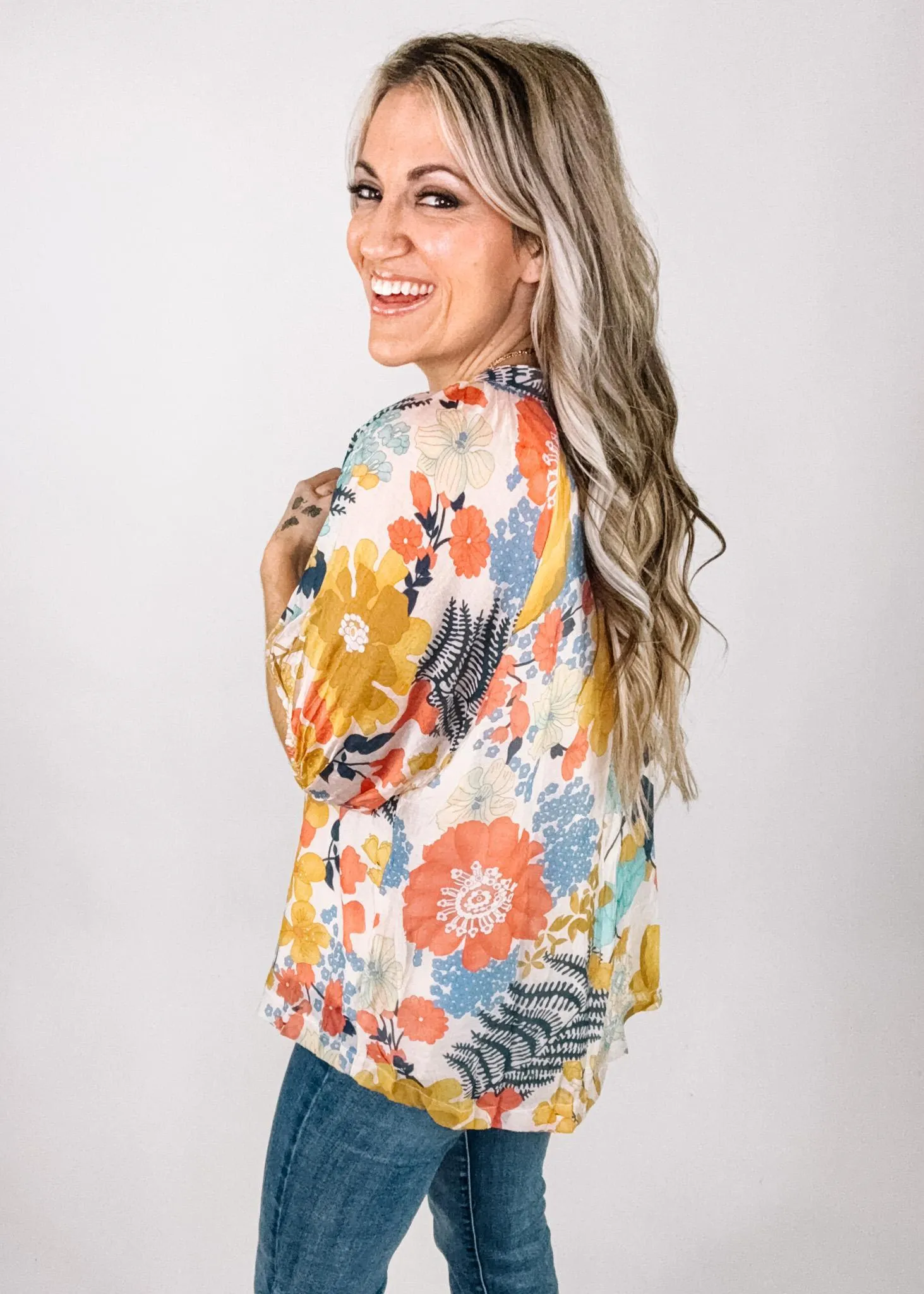 Honey Floral Top