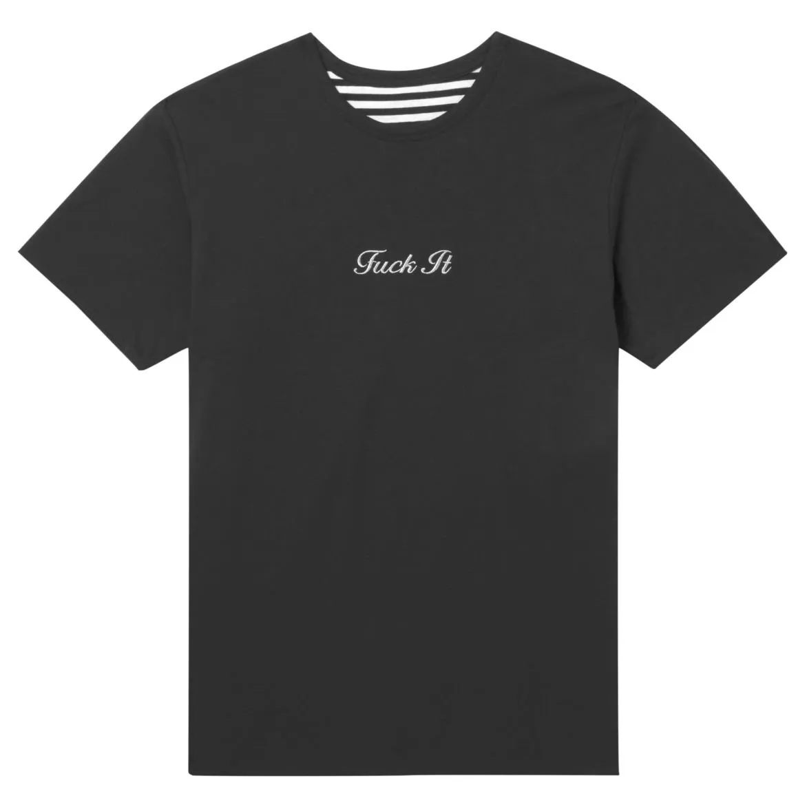 Huf Fuck It Reversible Short Sleeve Knit Top Black Men KN00114-BLK
