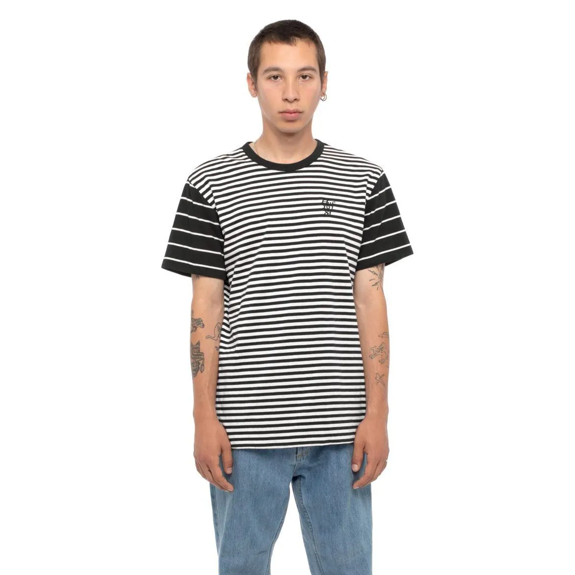Huf Fuck It Reversible Short Sleeve Knit Top Black Men KN00114-BLK