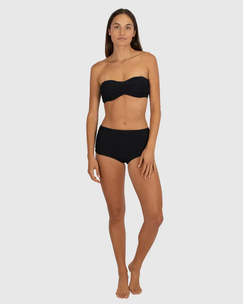 Ibiza Underwire Bandeau Top In Black - Baku