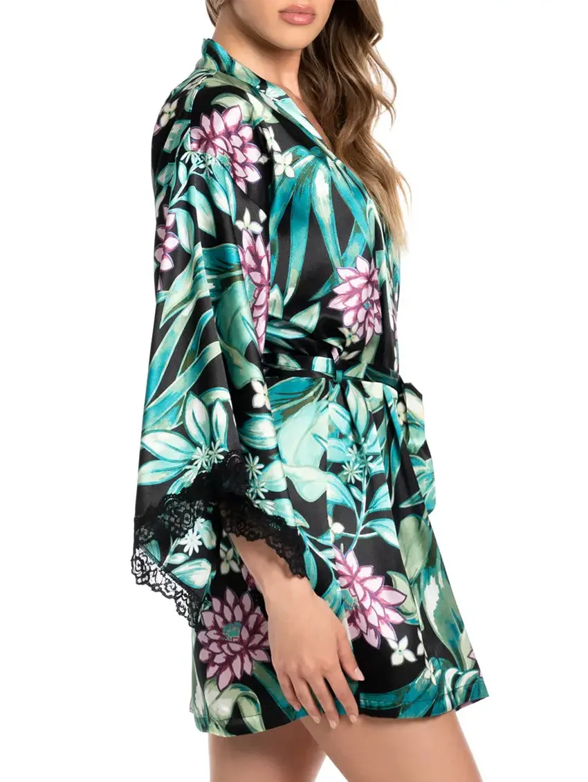 In Bloom Adeline Satin Wrap