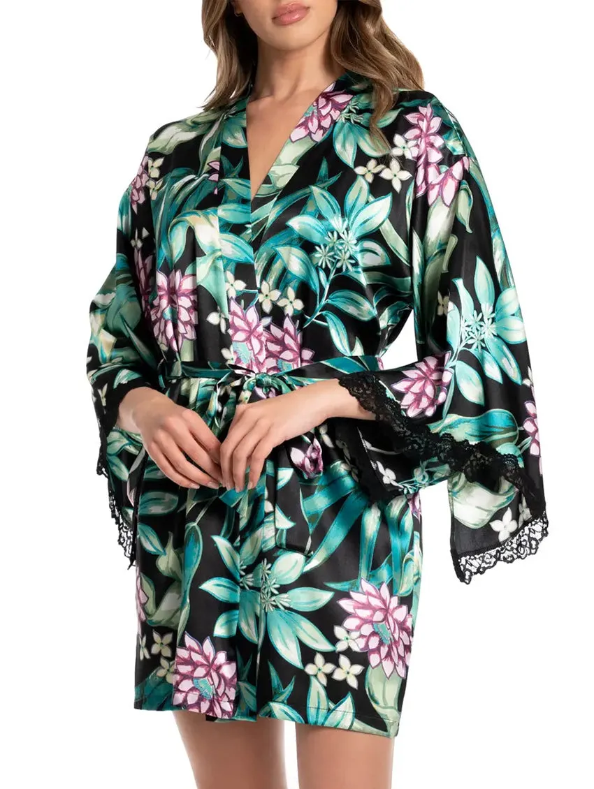 In Bloom Adeline Satin Wrap