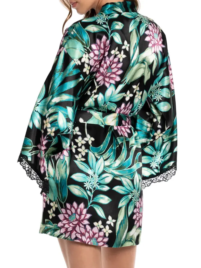 In Bloom Adeline Satin Wrap