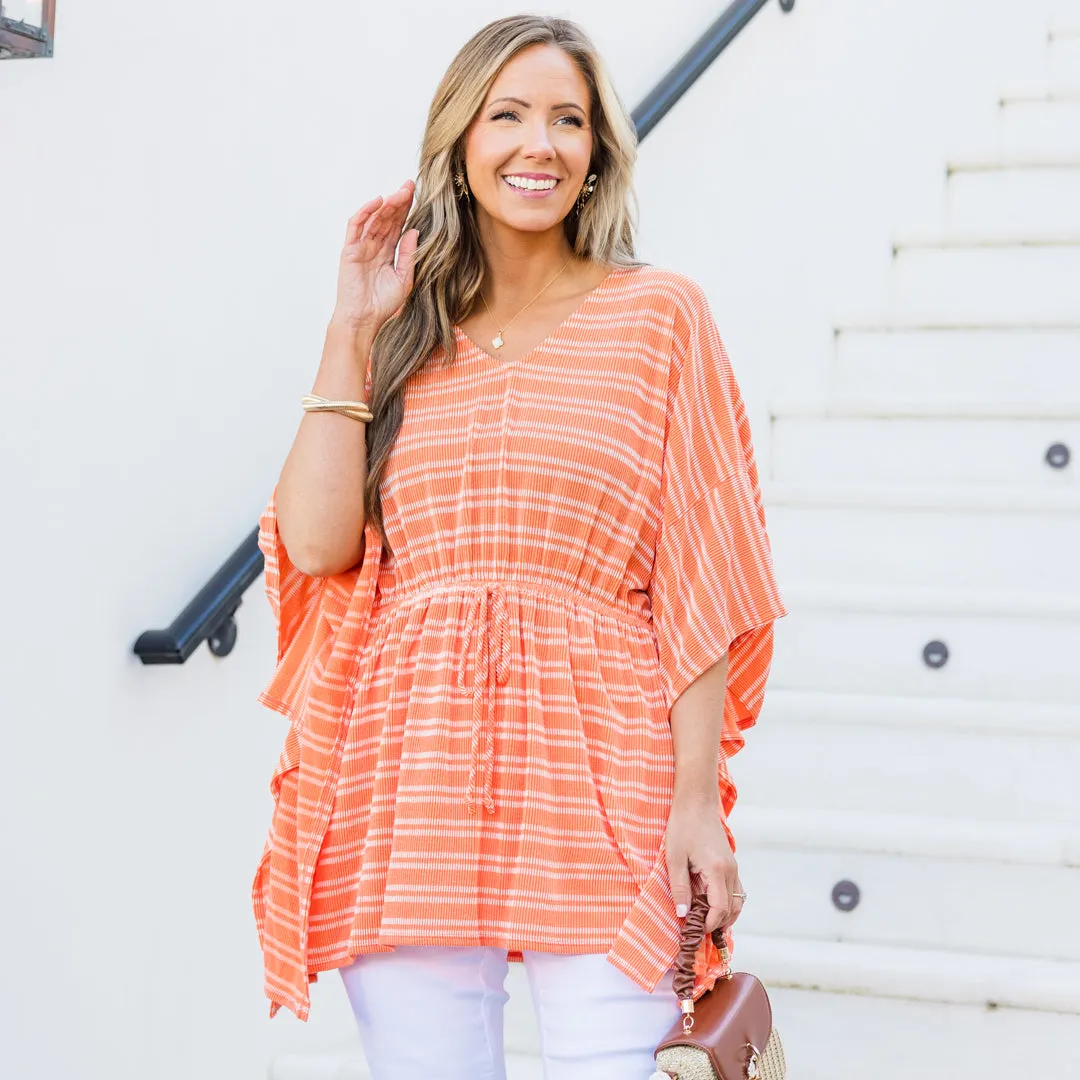 In The Sun Poncho, Orange