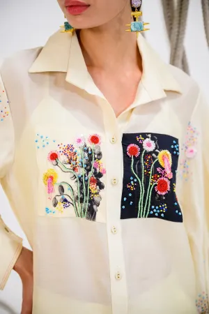 Ivory Pop Shirt
