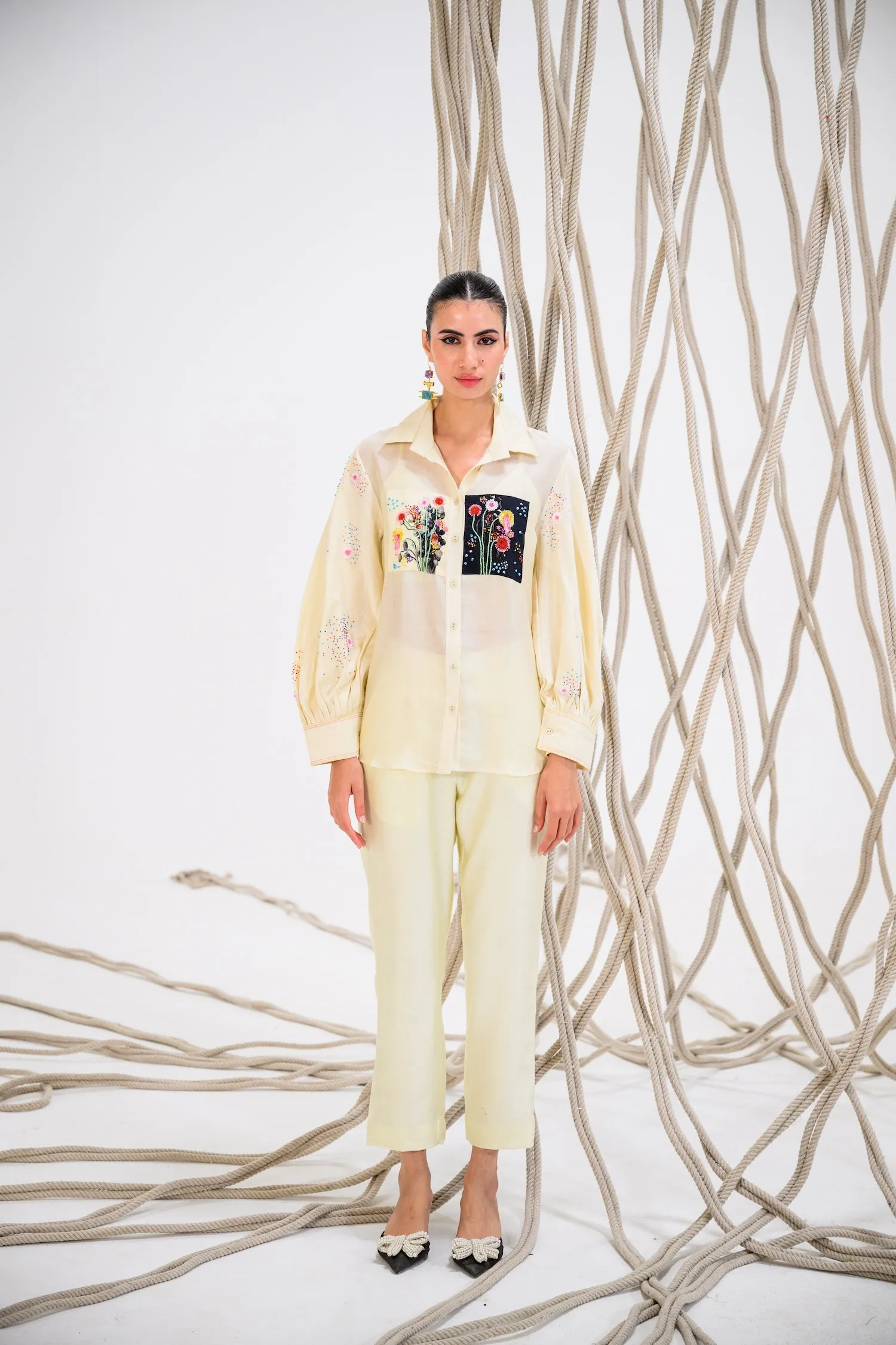 Ivory Pop Shirt